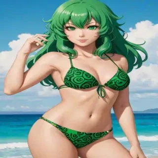 tatsumaki en bikini