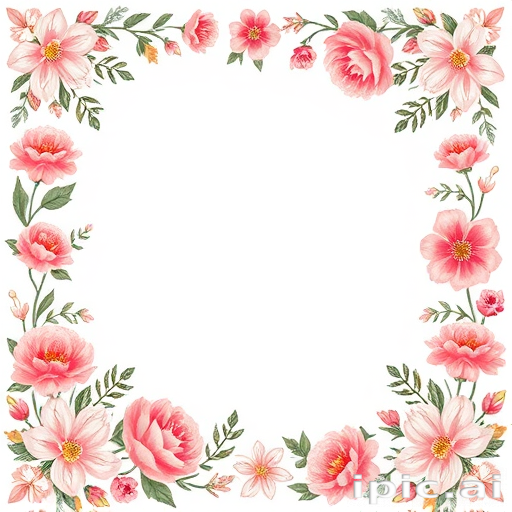 floral border png