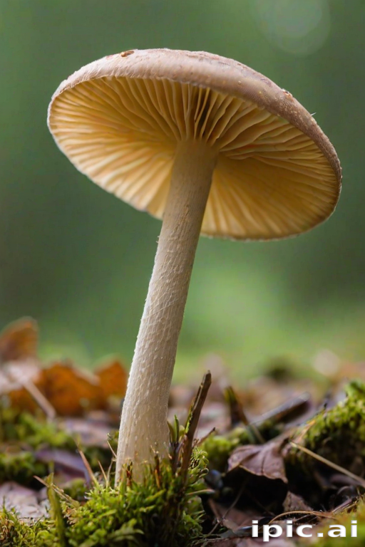 thin stemmed mushroom