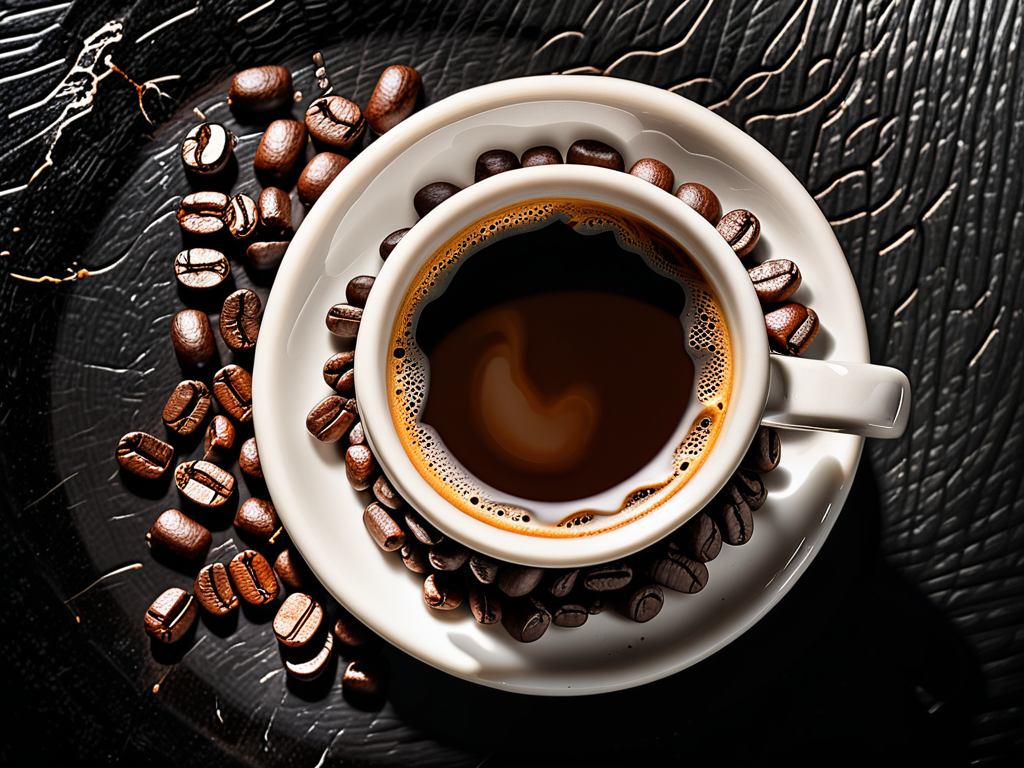caffeine in dark roast coffee