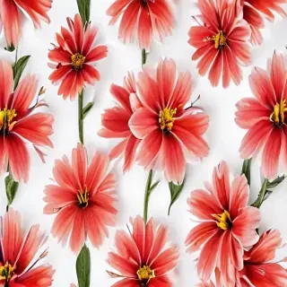 flower with white background