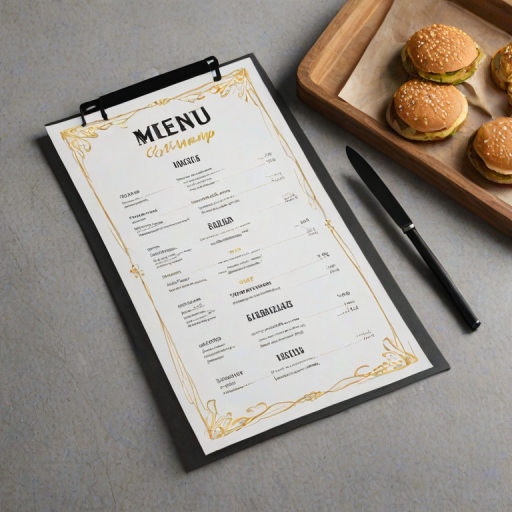 menu mockup free