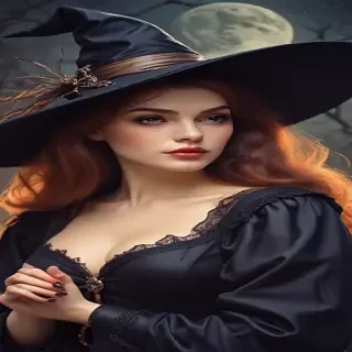 vintage witch art