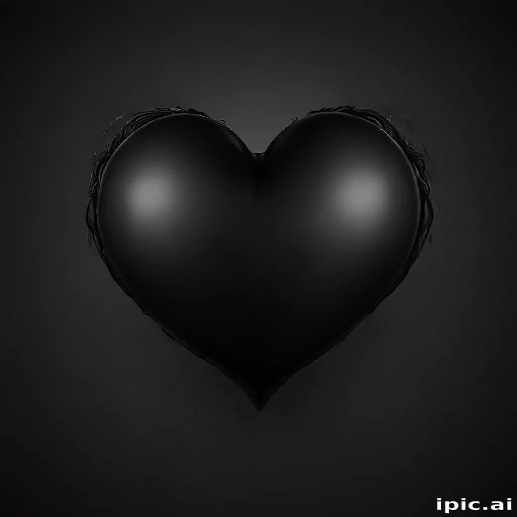 black heart pic