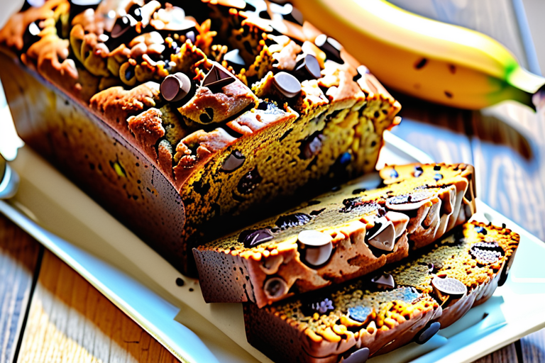 banana pumpkin chocolate chip bread