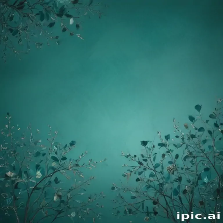 plain teal background