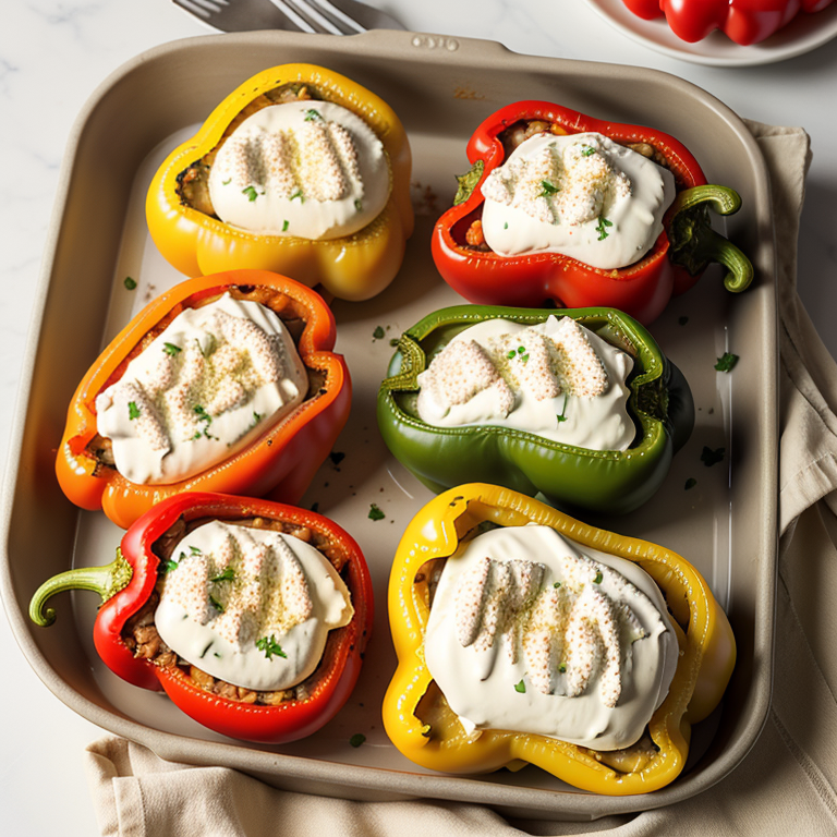 sausage and cream cheese stuffed peppers