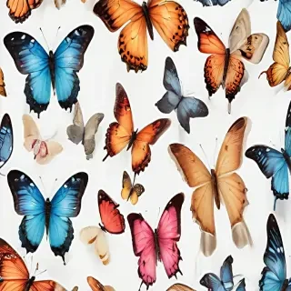 butterflies transparent background