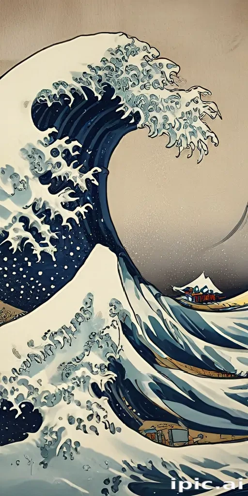 the great wave wallpaper