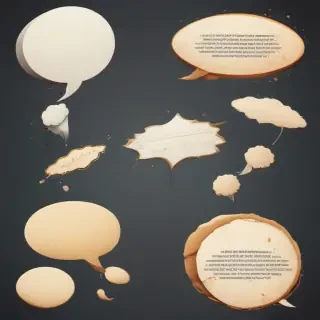 speech bubble clip art