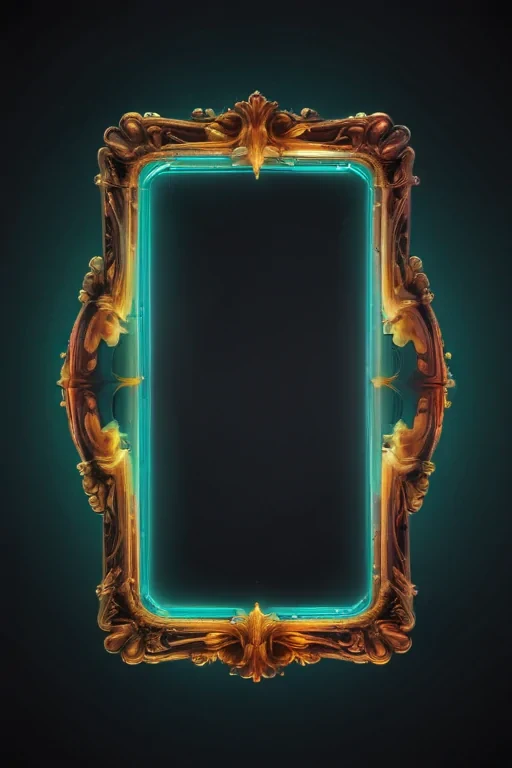 neon frame png