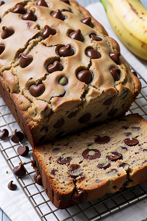 gluten free banana chocolate chip bread