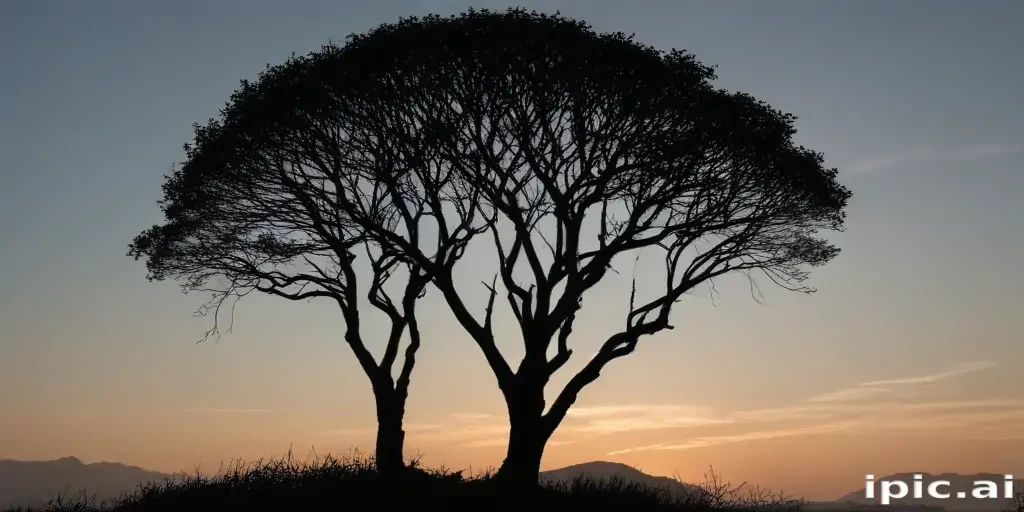 trees silhouette png