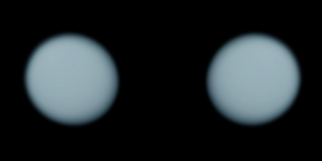 Create a minimalist digital illustration of large, soft, glowing white eyes on a completely black background, using a DSLR camera with a 50mm lens, aperture set to f/1.8, ISO 100, and a shallow depth of field, shot at a straight-on view to emphasize the eyes.