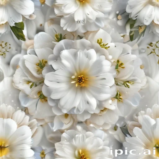 white flower transparent