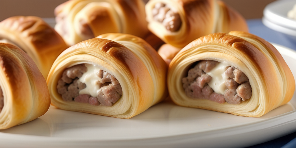 sausage crescent rolls cream cheese