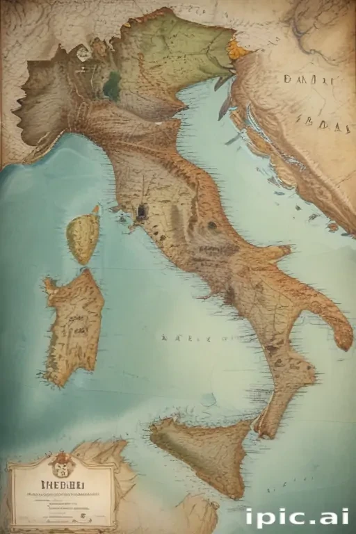 map of italy