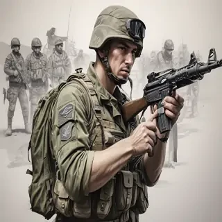 army drawing