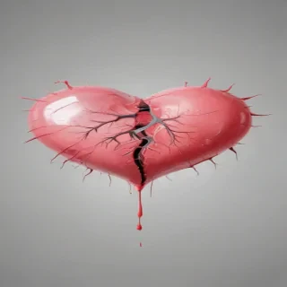 broken heart transparent
