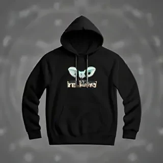 black hoodie mockup