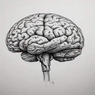 brain sketch