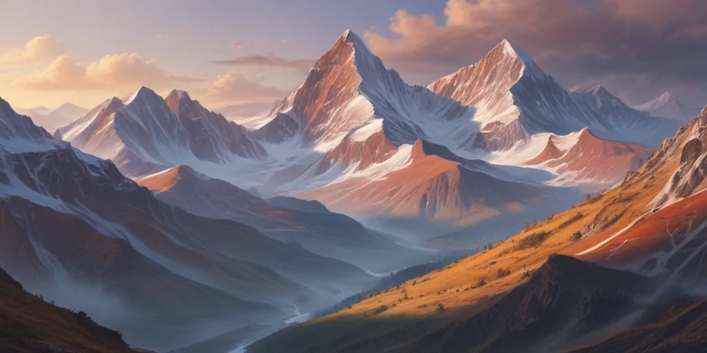 transparent mountains