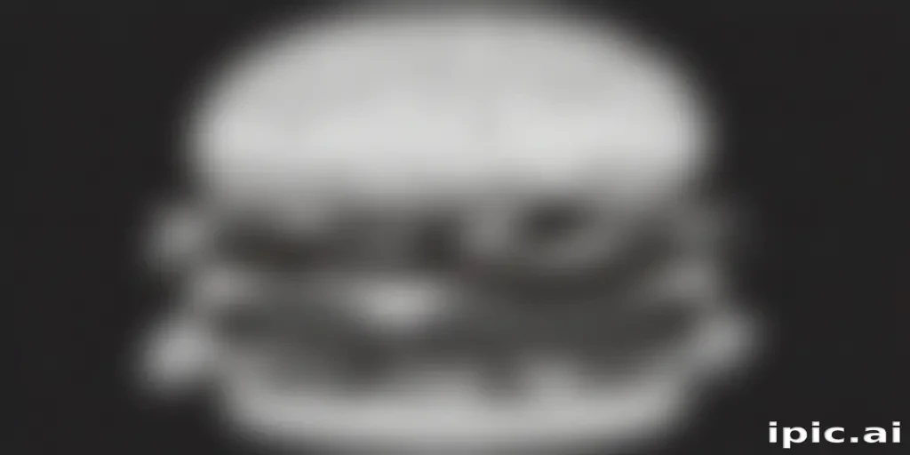 burger clipart black and white