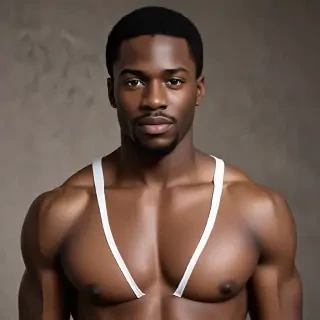 black man