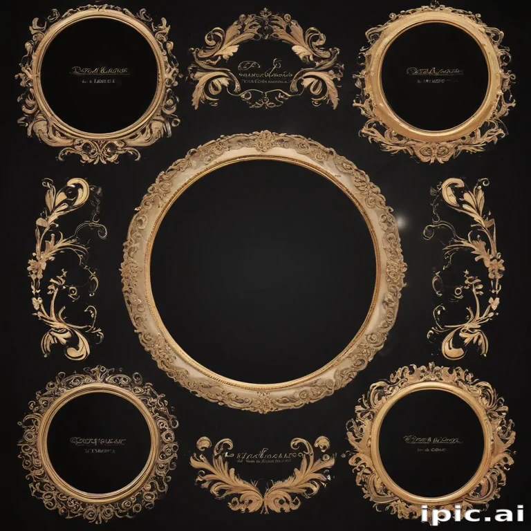 circle frame clipart