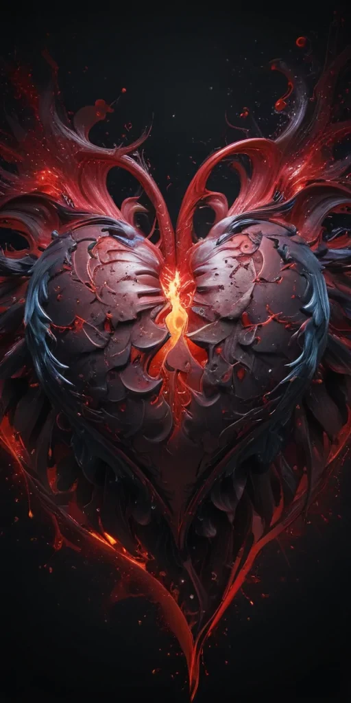 aesthetic heart background