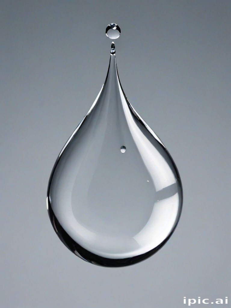transparent water drop