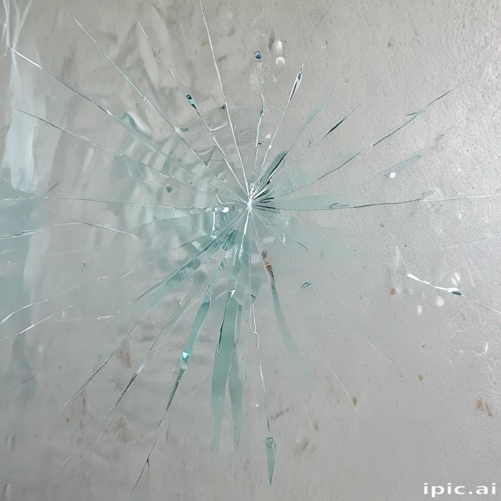 broken glass overlay