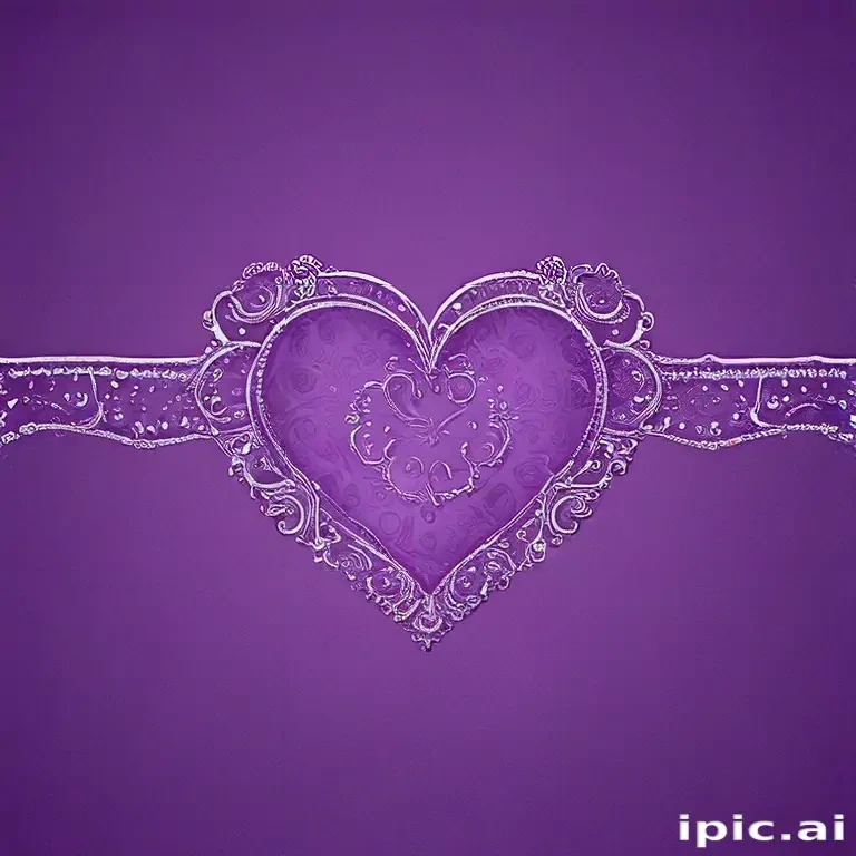 purple wallpaper heart
