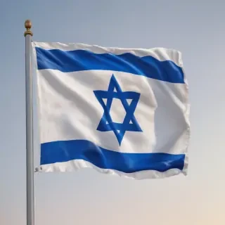 transparent israel flag