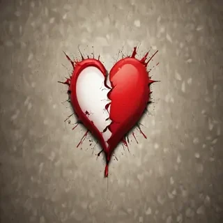 heart broke wallpaper