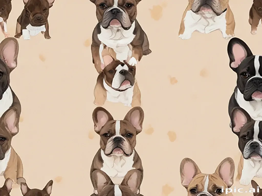 french bulldog background