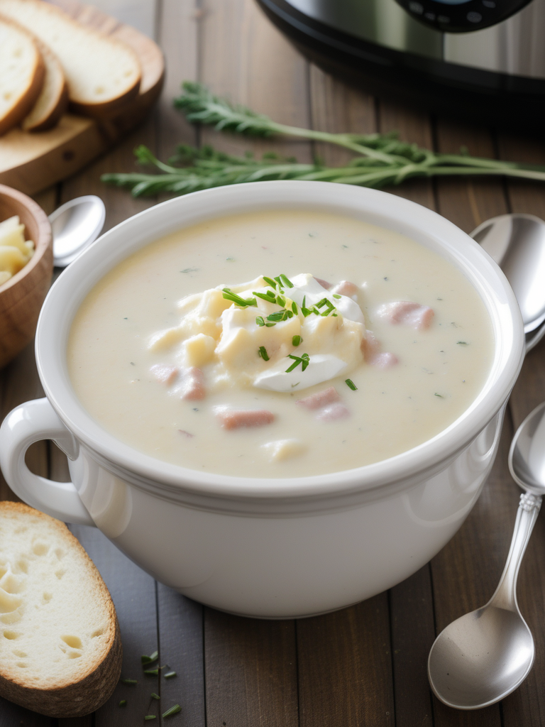 crock pot potato soup with cream cheese