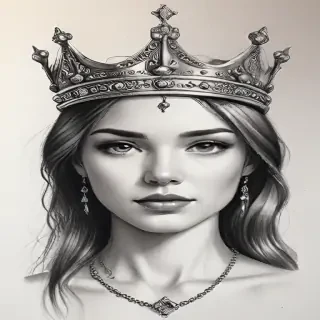 crown drawing