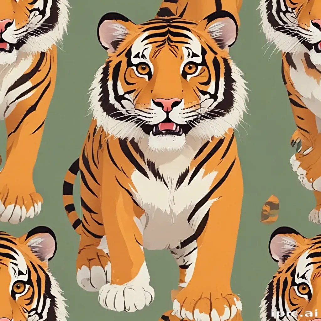 tiger cartoon tiger
