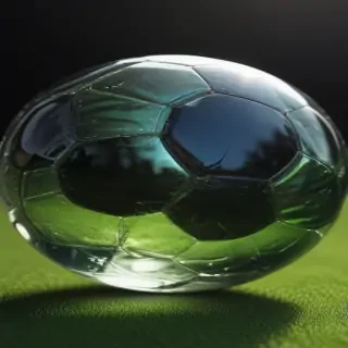 transparent soccer ball