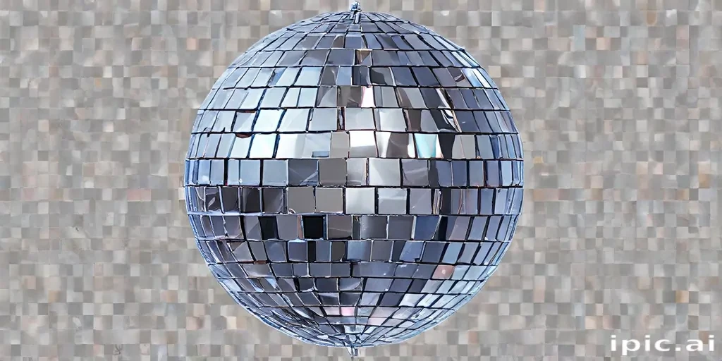 transparent background disco ball png
