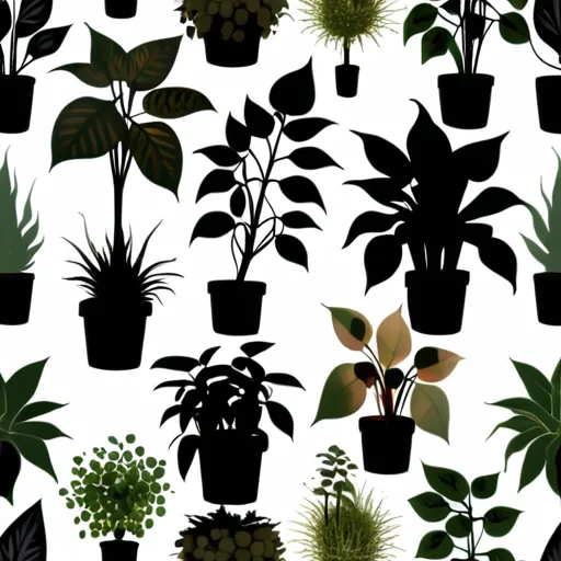 plants transparent