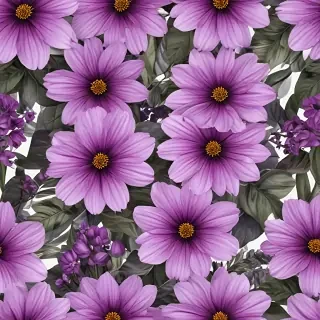 purple flowers png