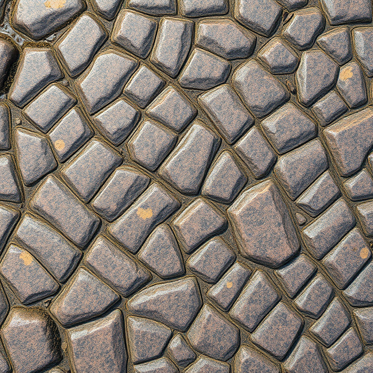 Create a high-resolution image of textured ripples on a stone surface, featuring intricate details and varied colors, captured with a Canon EOS R5, 50mm lens, aperture f/8, shutter speed 1/125s, ISO 200, top-down perspective, using macro photography techniques for enhanced clarity and depth.