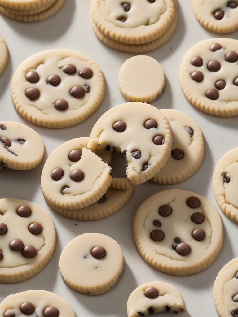 cut out cookies chocolate chip