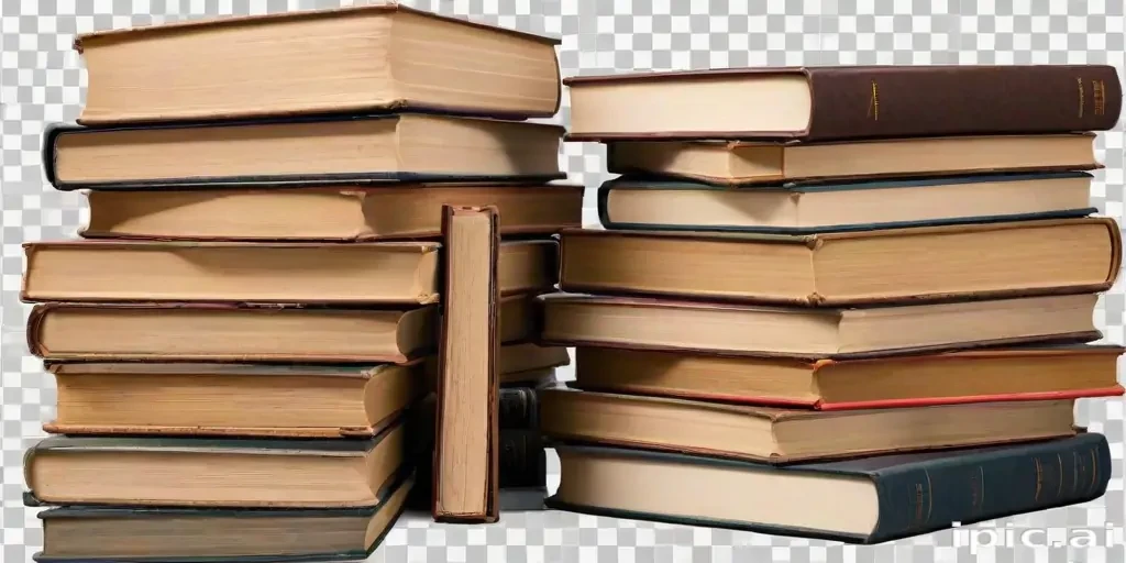 book stack png