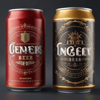 beer can mockup