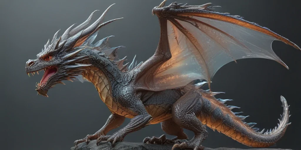 transparent dragon