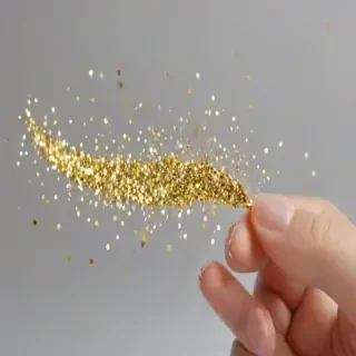 transparent background glitter