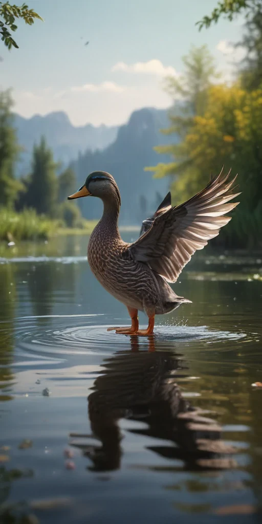 background duck